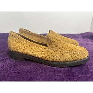 STUART WEITZMAN Brown Shoes Loafer Flats Size 8 - Made In Spain - Very Expensive